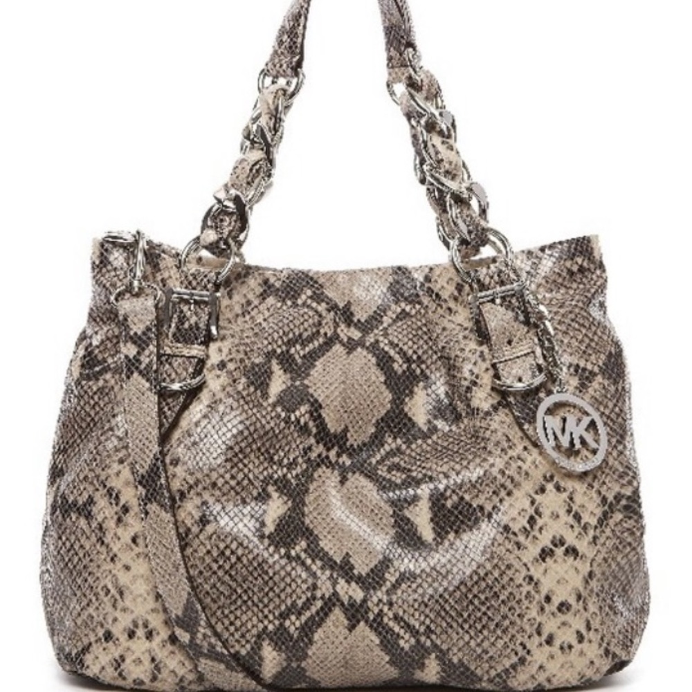 Michael Kors Colette Python Bag - image 1